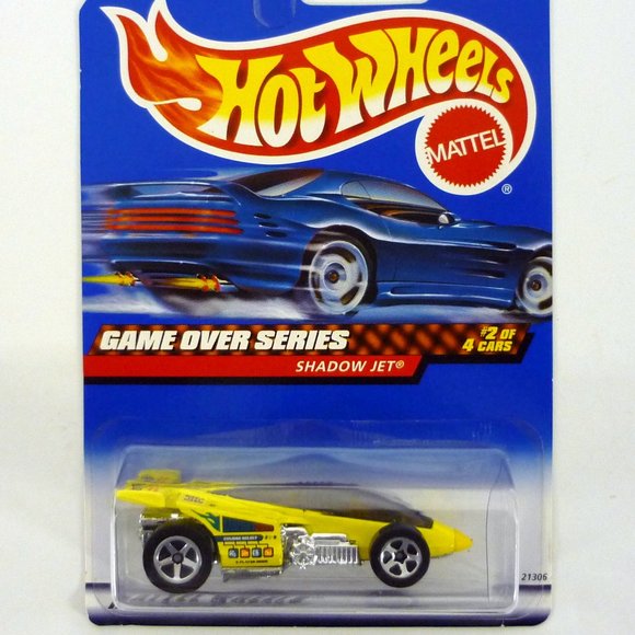 Hot Wheels Shadow Jet #958 Game Over Series #2 of 4 Yellow Die-Cast Car 1999 - Picture 1 of 1